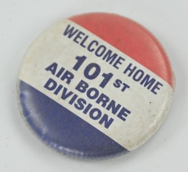 US WW2 101st Airborne Division Welcome Home Button