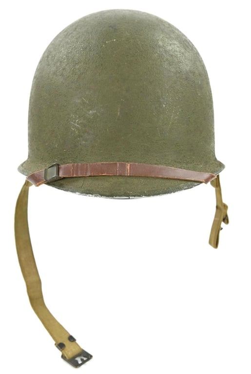 US WW2 M1 Fixed Bale Helmet 'Schlueter' War Reject