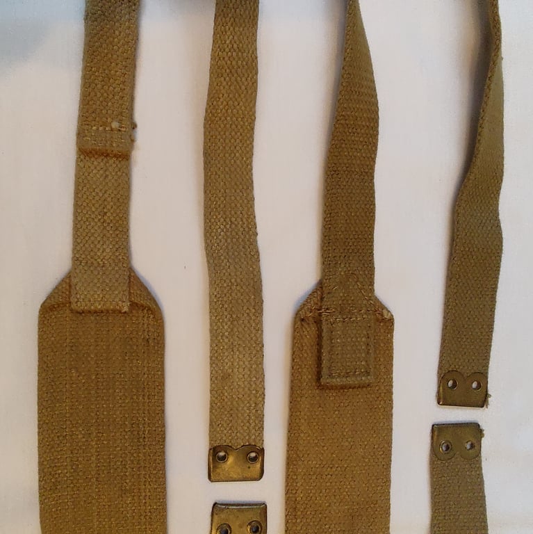 Pair of WW2 British army cross straps
