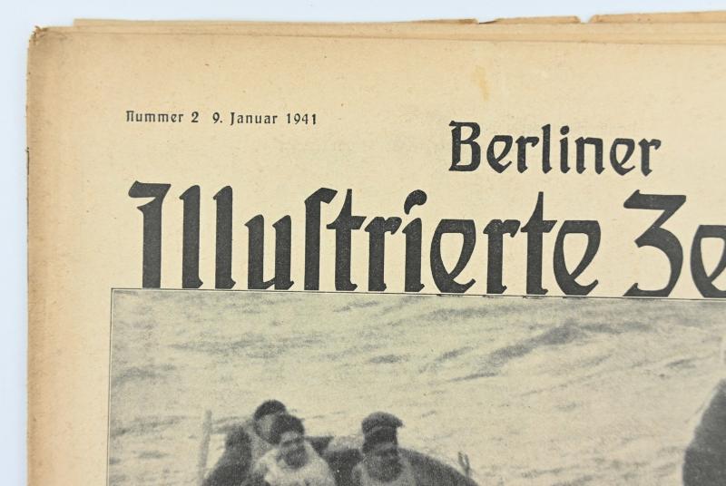 German Berliner Illustrierte Zeitung Newspaper 1941