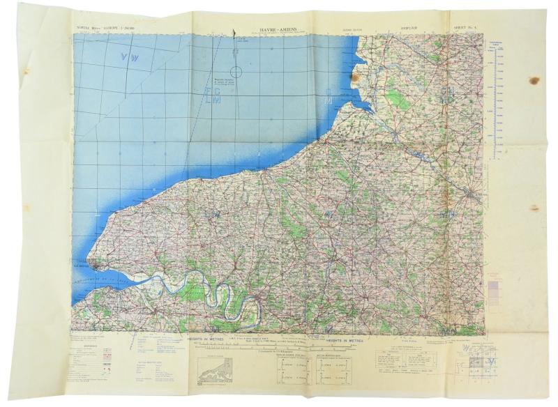 British WW2 Mapcase of Capt. Harris RASC
