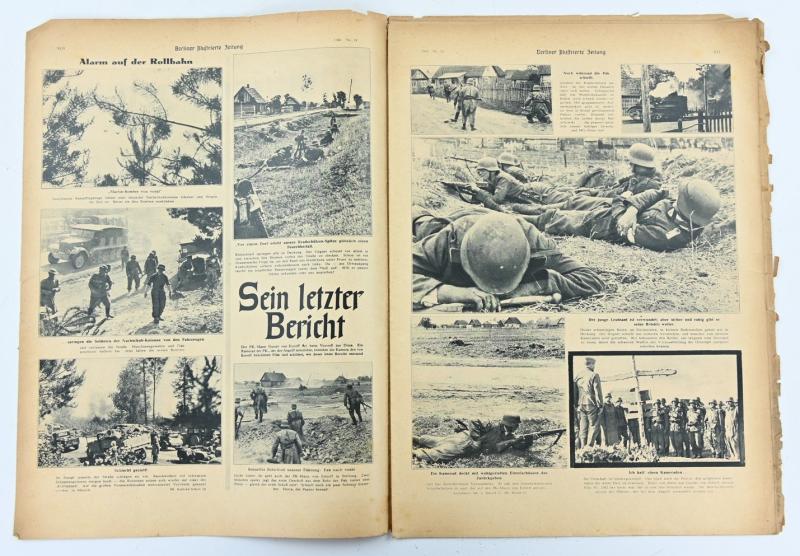 German Berliner Illustrierte Zeitung Newspaper 1941