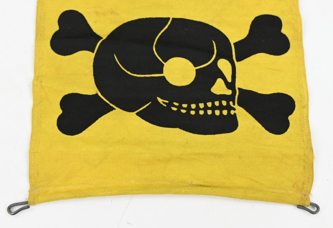 German WH Mine/Gas Warning Flag