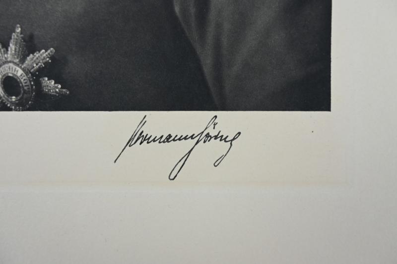 German Proof Example Portrait Print/Litho of Reichsmarshall Hermann Göring