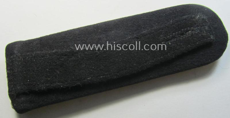 Single, Waffen-SS, 'cyphered' officers'-pattern shoulderboard: 'SS-Obersturmfuhrer' who served within the: 'Waffen-SS Kav.-Truppen' (ie. '8. SS-Kav.-Div.' “Florian Geyer”)