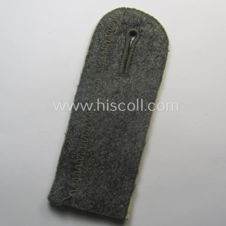 Superb - albeit single! - early- (ie. mid-) war-period- (ie. 'M40'-pattern) neatly 'cyphered' WH (Heeres) EM-type shoulderstrap as was intended for a: 'Soldat der Infanterie-Truppen u. Mitglied des Kriegsschule München'