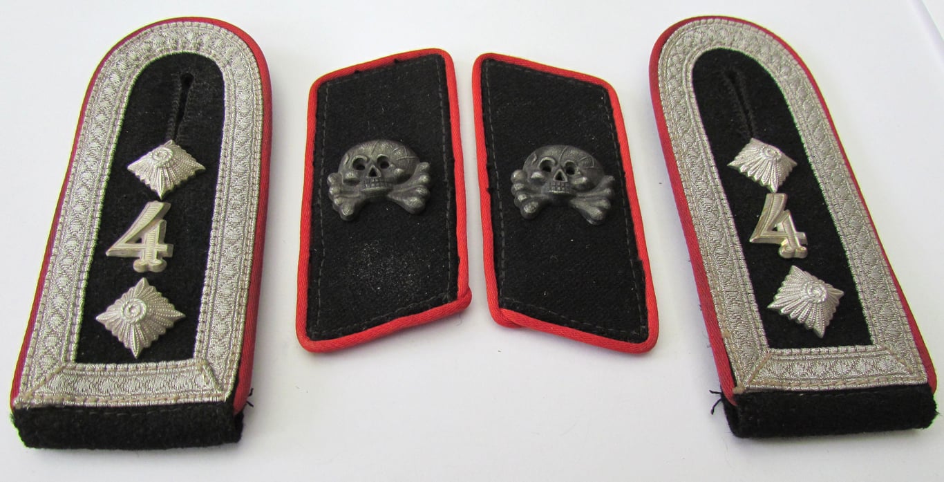 Rare Wehrmacht Heer Panzer-Artillerie Oberfeldwebel Insignia Set