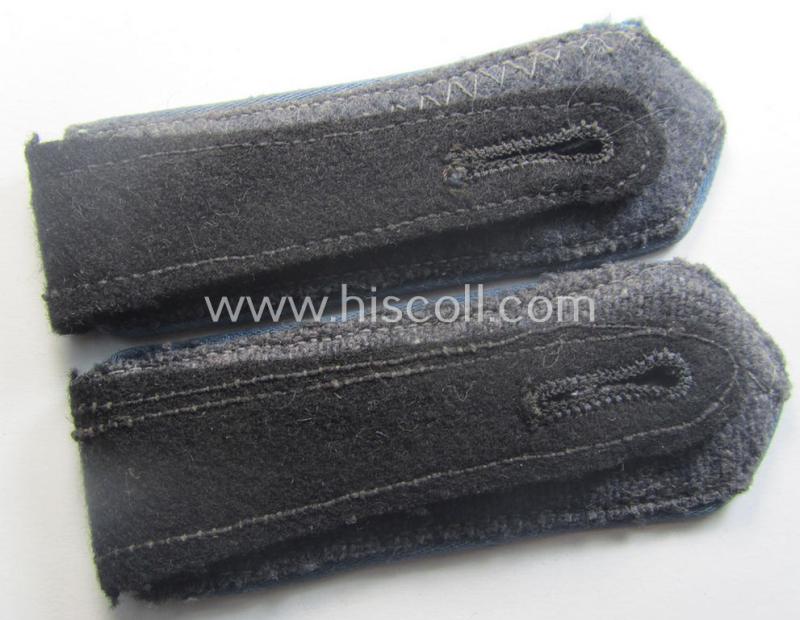 Pair of WH (Luftwaffe ie. Hitlerjugend-) related, so-called: 'Flakhelfer'-shoulderstraps as was intended for usage by a: 'Flakhelfer' (ie. later-war-period, youthful, anti-aircraft staff-member)