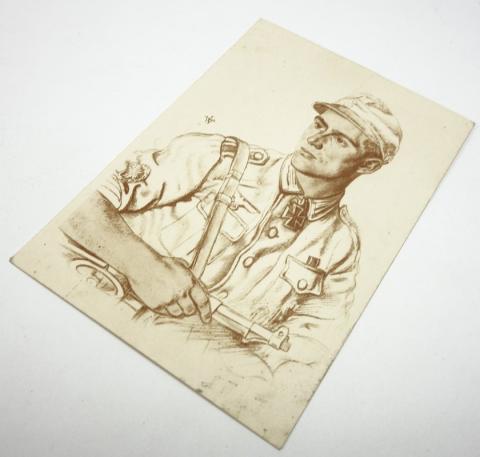 German "Willrich" Type postcard "Hellmuth Valtiner"