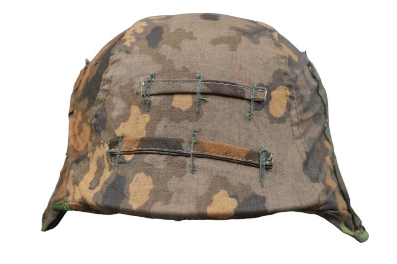 Waffen SS M42 Helmet Cover in Oakleaf A Camouflage