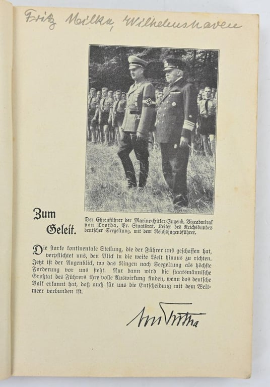 German Third Reich 'Kohler's Flotten-Kalender' 1940