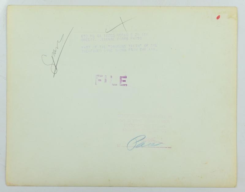 US WW2 Press Photo 'Siegfried Line'