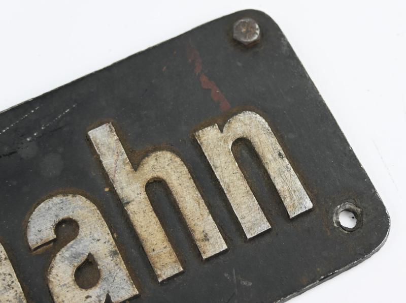 German Reichsbahn Designation Sign