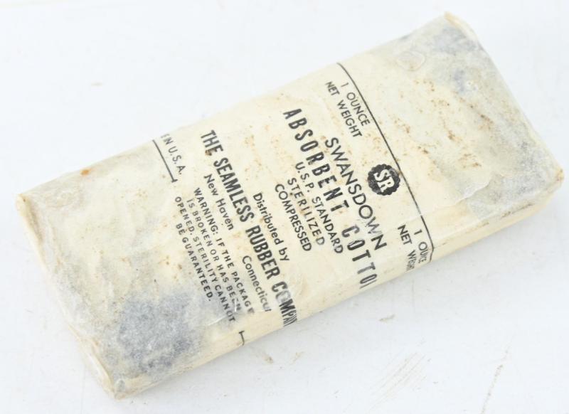 US WW2 Medical Absorbent Cotton