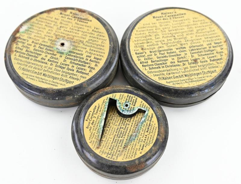 German Third Reich Era Candy Tin Cans