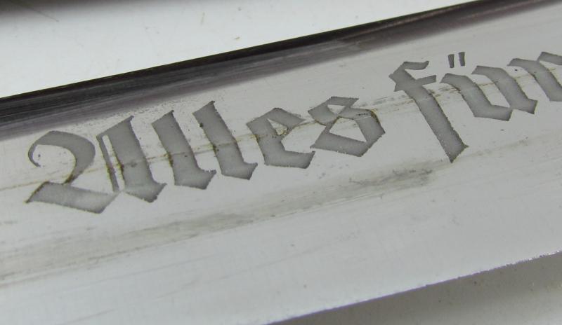 SA Dagger by M7/33 – F.W. Höller with Three Piece Hanger