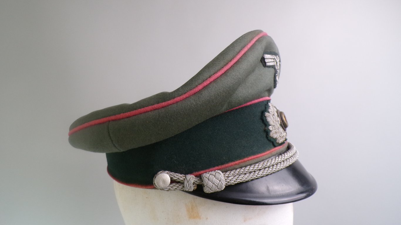 Named Heer Officers Panzer Schirmmutze