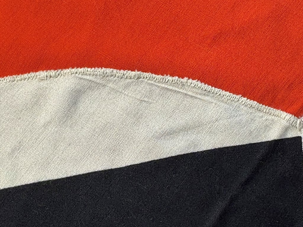 WWII THIRD REICH PODIUM FLAG DRAP WITH ORIGINAL RINGS AND TASSLES