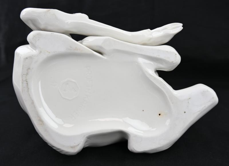 German SS Allach Porcelain 'Lying Fawn'