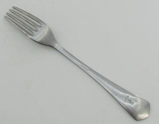 Kriegsmarine stainless steel Mess Hall Fork 'HHL'
