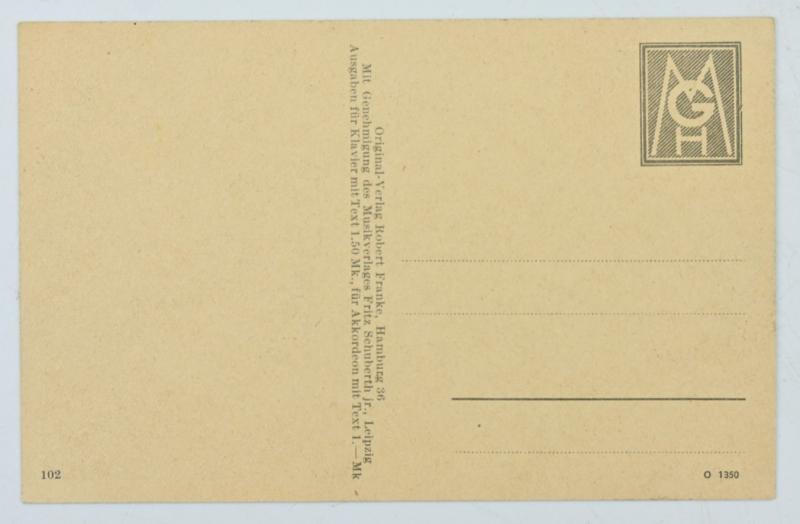German Third Reich Postcard 'die Kleine Matchen'