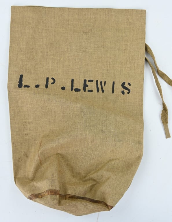 US WW2 Named Personal Bag
