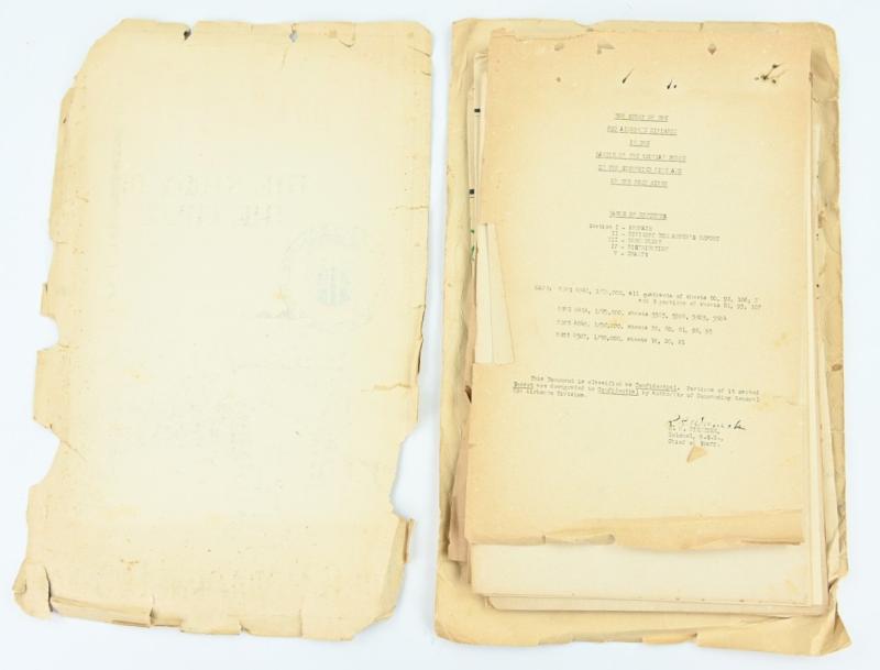 US WW2 82nd Airborne Division Battle of the Bulge Document Set