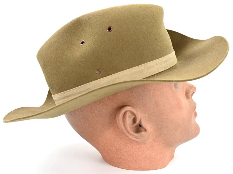 British WW2 Tropical Slouch Hat 'RA' 1942