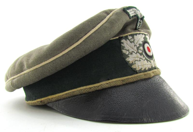 Wehrmacht (Heer) Infantry Officer 'Crusher' Visor Cap