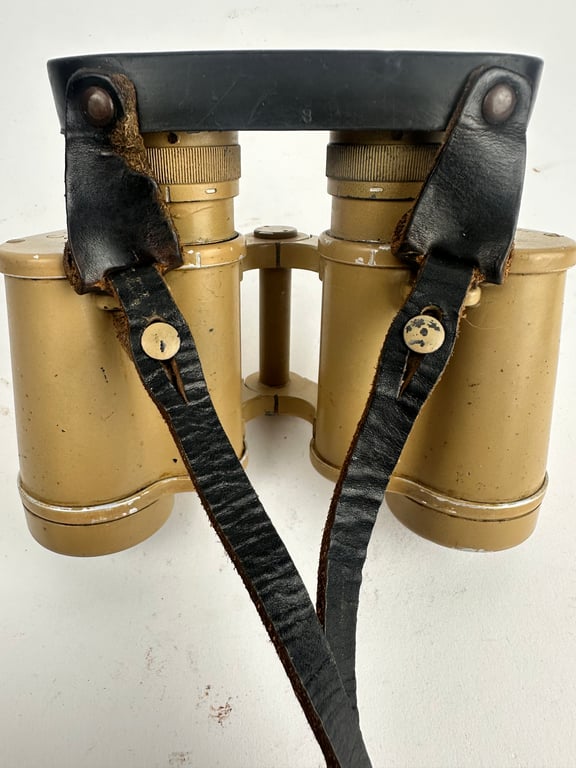 German WW2 Tan 6x30 Binoculars "cag"