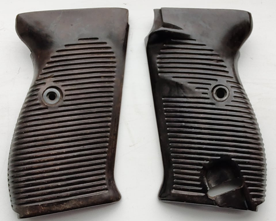Pair of P38 bakelite pistol grips