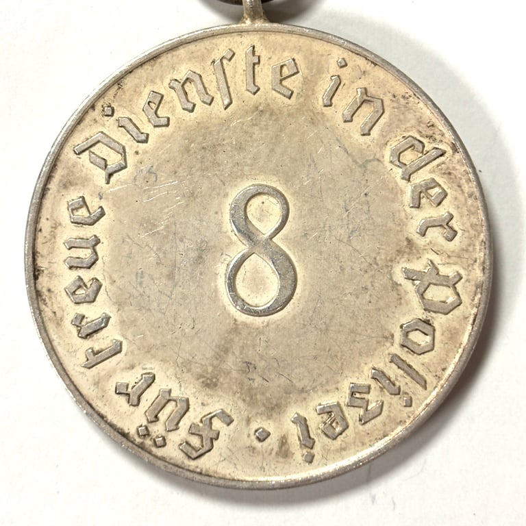 Police 8 Years Long Service Award