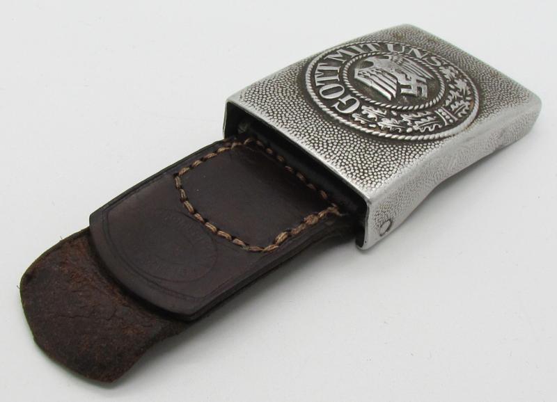 (Heer) EM/NCO's Aluminum Belt Buckle 'FLL' 1938