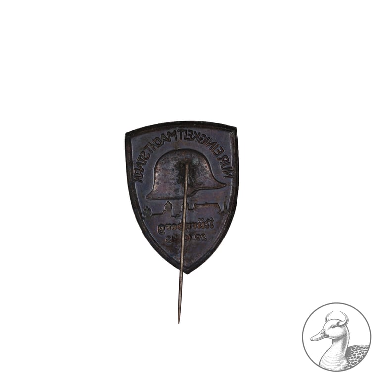 Kleinabzeichen Nürnberg 29.10.1933 "Nur Einigkeit macht stark"