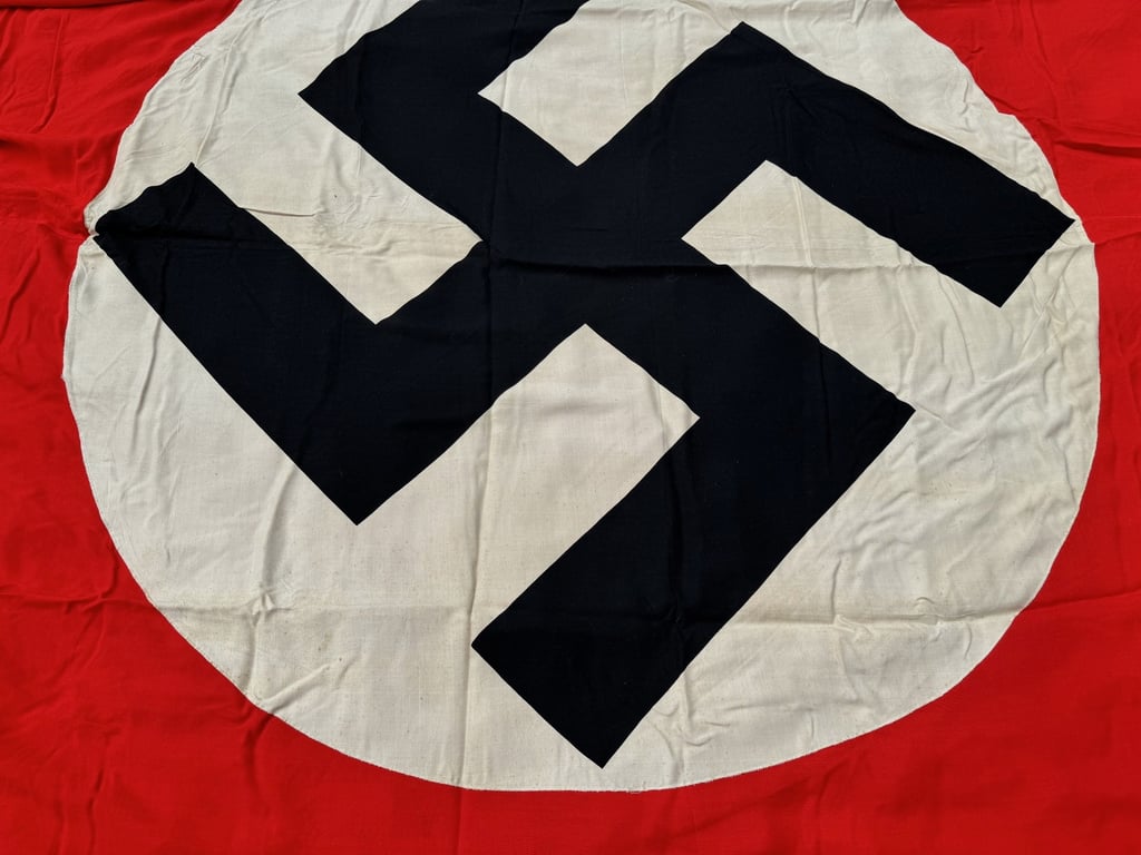 Large NSDAP Double-Sided  Flag – Dutch Wartime Manufacture