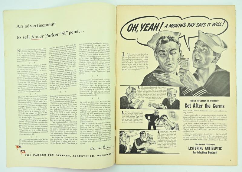 US WW2 Life Magazine January 1945