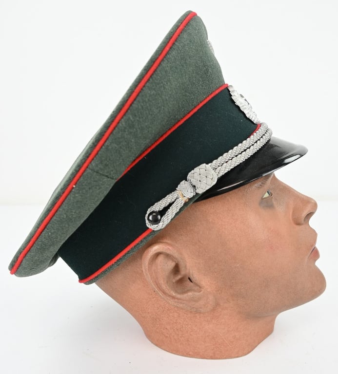 German WH Officer Visor Cap Artillery