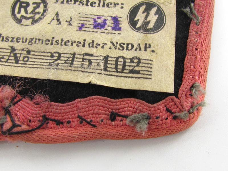 Waffen SS Panzer Oberscharführer collar taps...Rare!