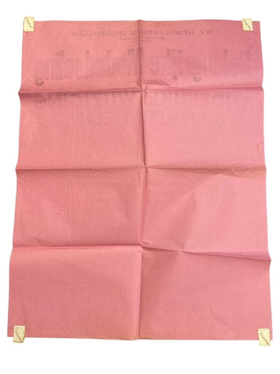 Original Dutch Railway Leaflet : Belangrijke Mededeeling