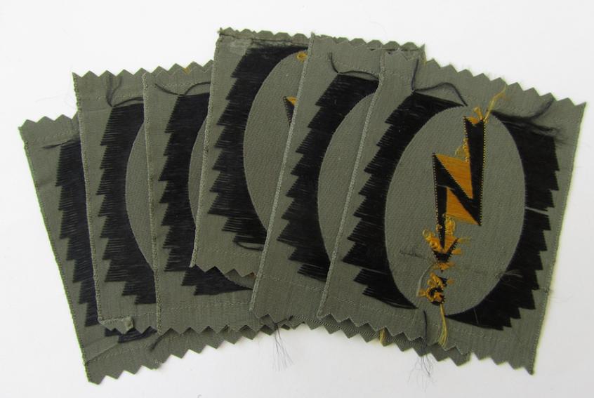 Superb - and to date totally unknown! - WH (Heeres) trade- and/or special-career insignia (ie. signal 'Blitzes') as (I deem) most likely intended for female: 'Nachrichtenhelferrinnen des Heeres'