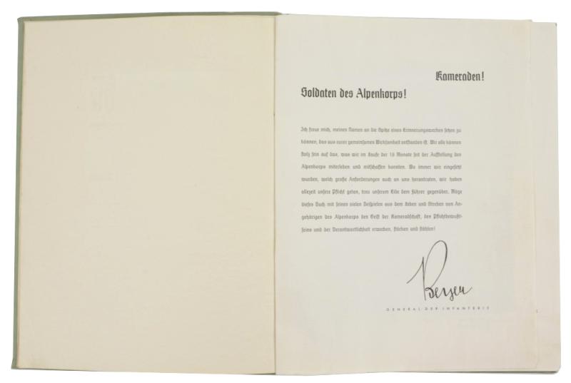 German Book: Wir von Alpenkorps