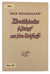 German Book "Deutschlands Kampf um seine Rohstoffe"