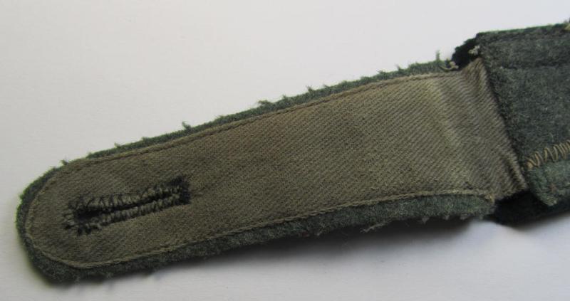 Single - and actually not that often seen! - WH (Heeres) NCO-type (ie. 'M36-/M40'-pattern- and 'pointed styled-') 'cyphered' shoulderstrap as was intended for usage by an: 'Uffz. des Infanterie-Regiments 78'