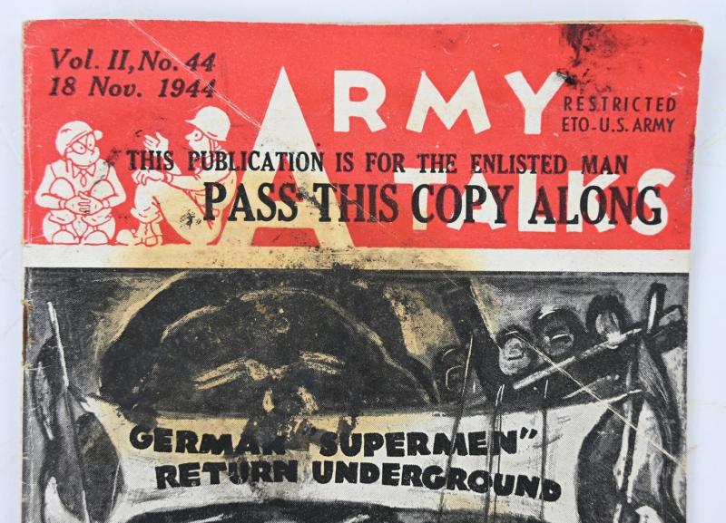 US WW2 Army Talks Booklet Nov.18, 1944