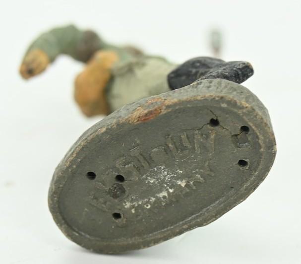 German Elastolin Toy Figure 'Grenade Trower'