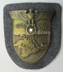 WH (Luftwaffe) 'Krim'-campaign-shield (as was produced by a...