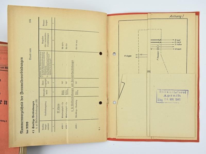 German Third reich Reichsbahn Booklet Set
