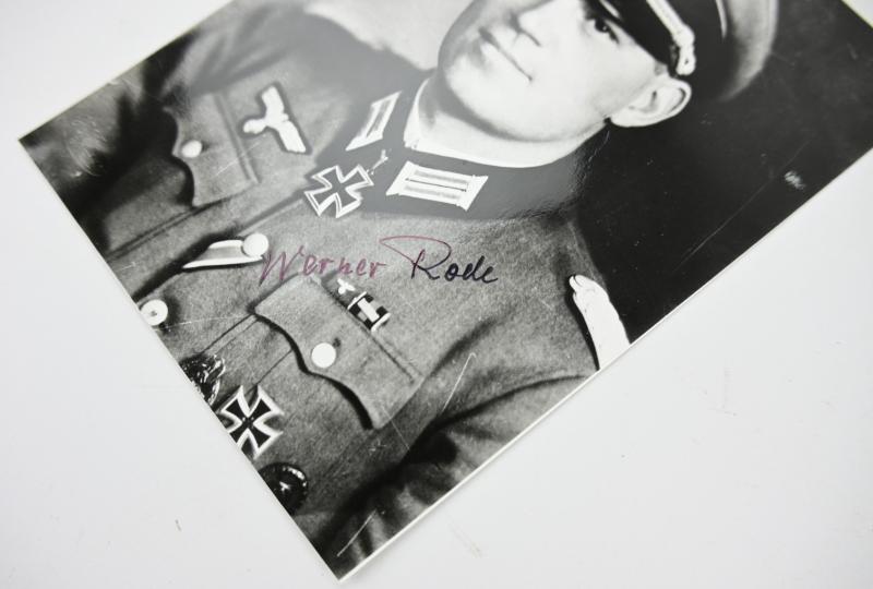 Signature of Wehrmacht Heer KC Recipient 'Werner Rode'