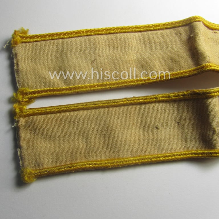 Truly worn WH cuff-title (ie. 'Ärmelstreifen') entitled: 'Kreta' (being an example that bears a printed 'RbN.'-numeral!) and that comes in a surely issued and/or carefully tunic-removed, condition