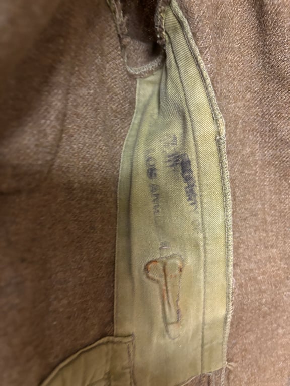 Canadian Made 1902 Pattern Jacket Dated 1918
